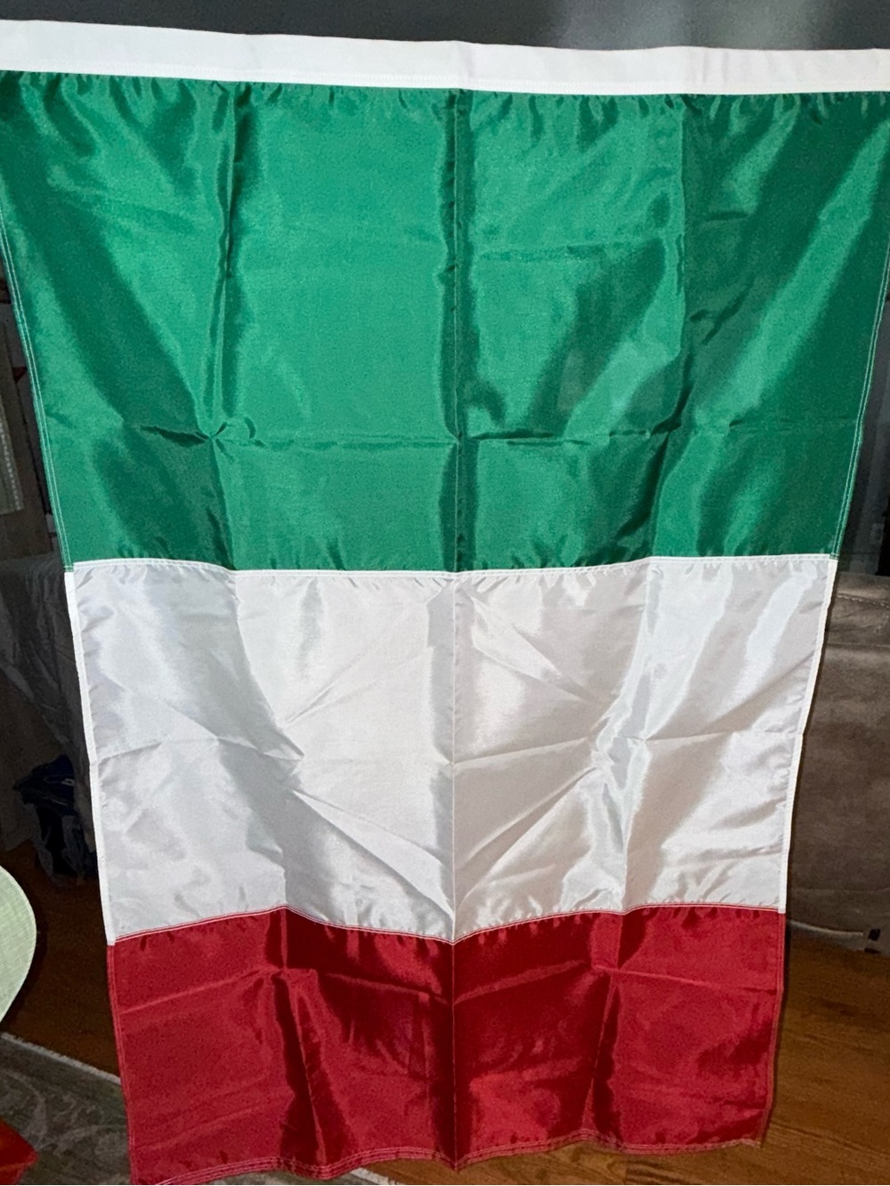 Italy 3’x5’ Green White Red Tricolor Party Flag - Unbranded